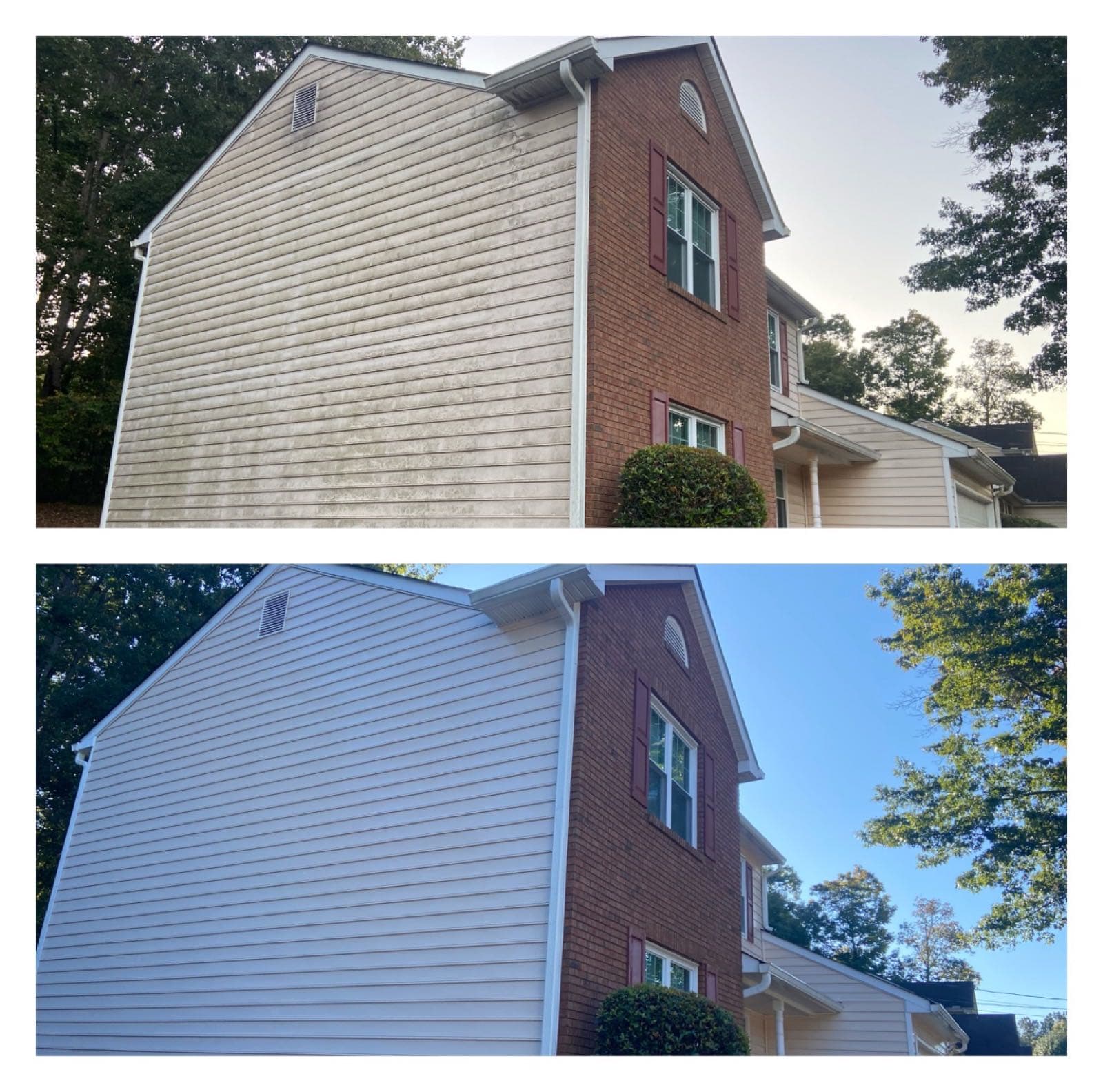 Brick house cleaning — Atlanta GA